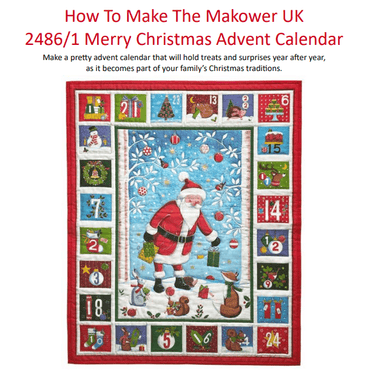 Free Pattern: How to Make Makower Merry Advent Panel
