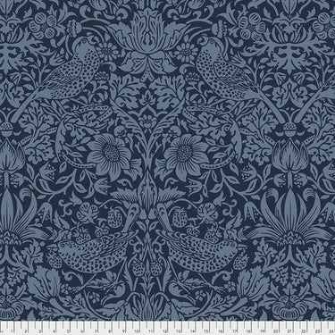 Morris & Co Quilt Backing Strawberry Thief Navy
