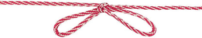 Bakers Twine: 3mm: Red and White. Price per metre.