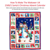 Free Pattern: How to Make Makower Santa Snowman Advent Panel