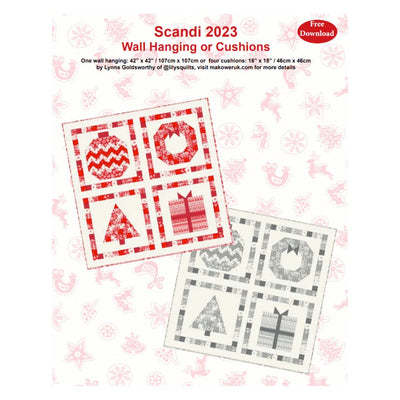 Free Pattern: Scandi Christmas Wall Hanging Or Cushion