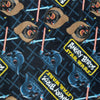 Patchwork Fabric Fleece Angry Birds Star Wars Dual 150cm Wide