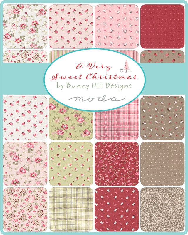 A Very Sweet Christmas Fabric Pre Cuts Moda A Very Sweet Christmas Layer Cake 3060LC  - The Sewing Studio
