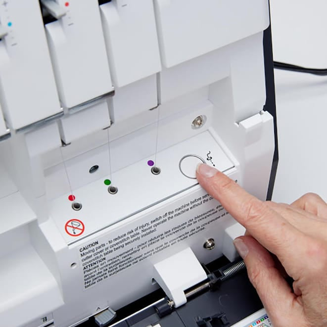 One-Touch Electronic Air-Threading Loopers