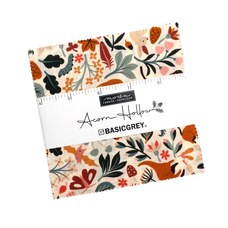 Acorn Hollow Fabric Pre Cuts Moda Acorn Hollow Charm Pack - The Sewing Studio