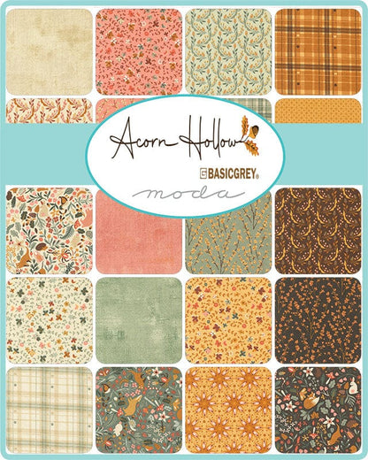 Acorn Hollow Fabric Pre Cuts Moda Acorn Hollow Jelly Roll 30670JR  - The Sewing Studio