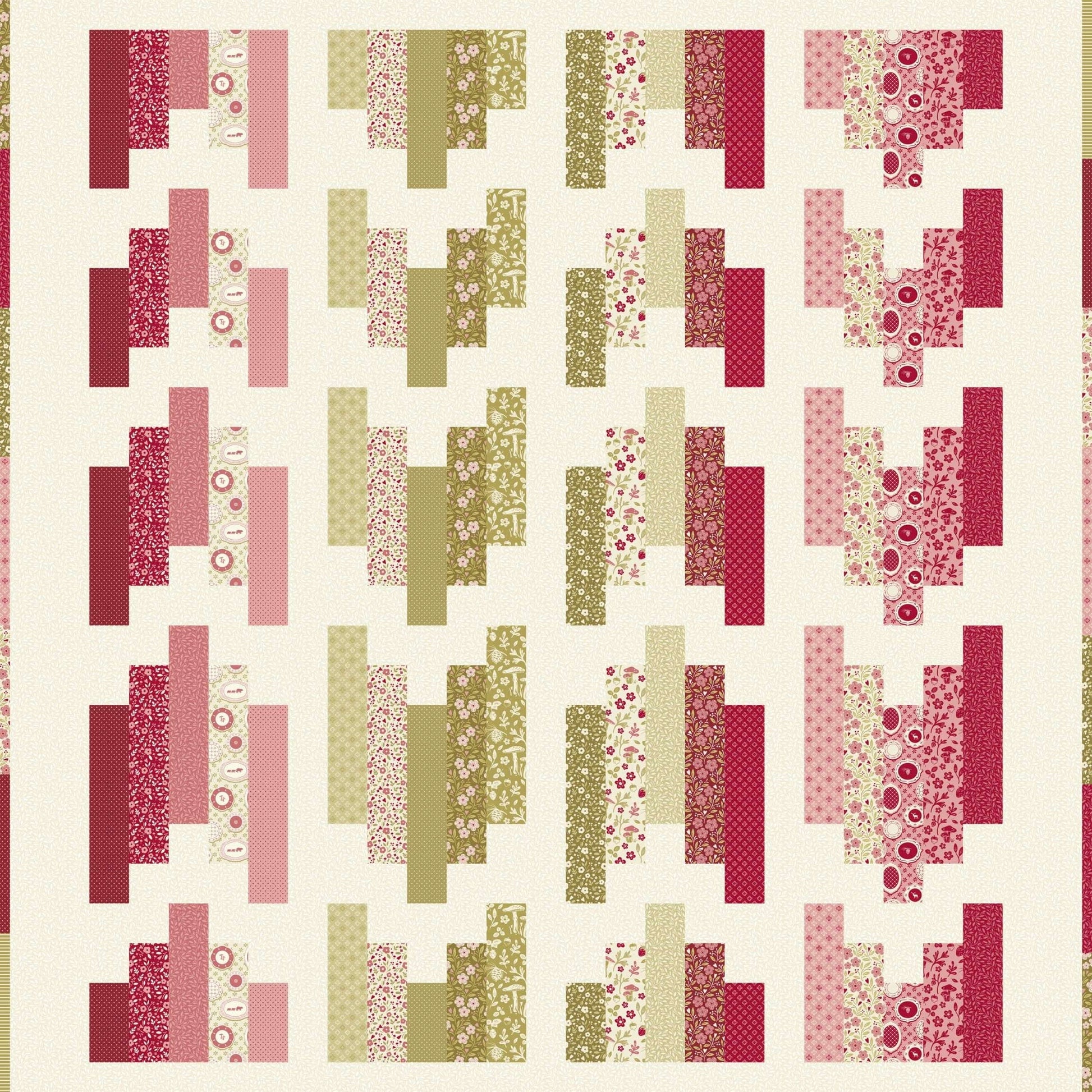 Andover Download Andover Fabric A Woodsy Cottage Woodsy Patch Free Quilt Pattern  - The Sewing Studio