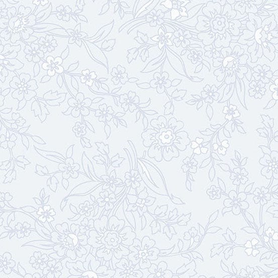 Blue Blender Andover Fabric Makower Simply Light - The Sewing Studio