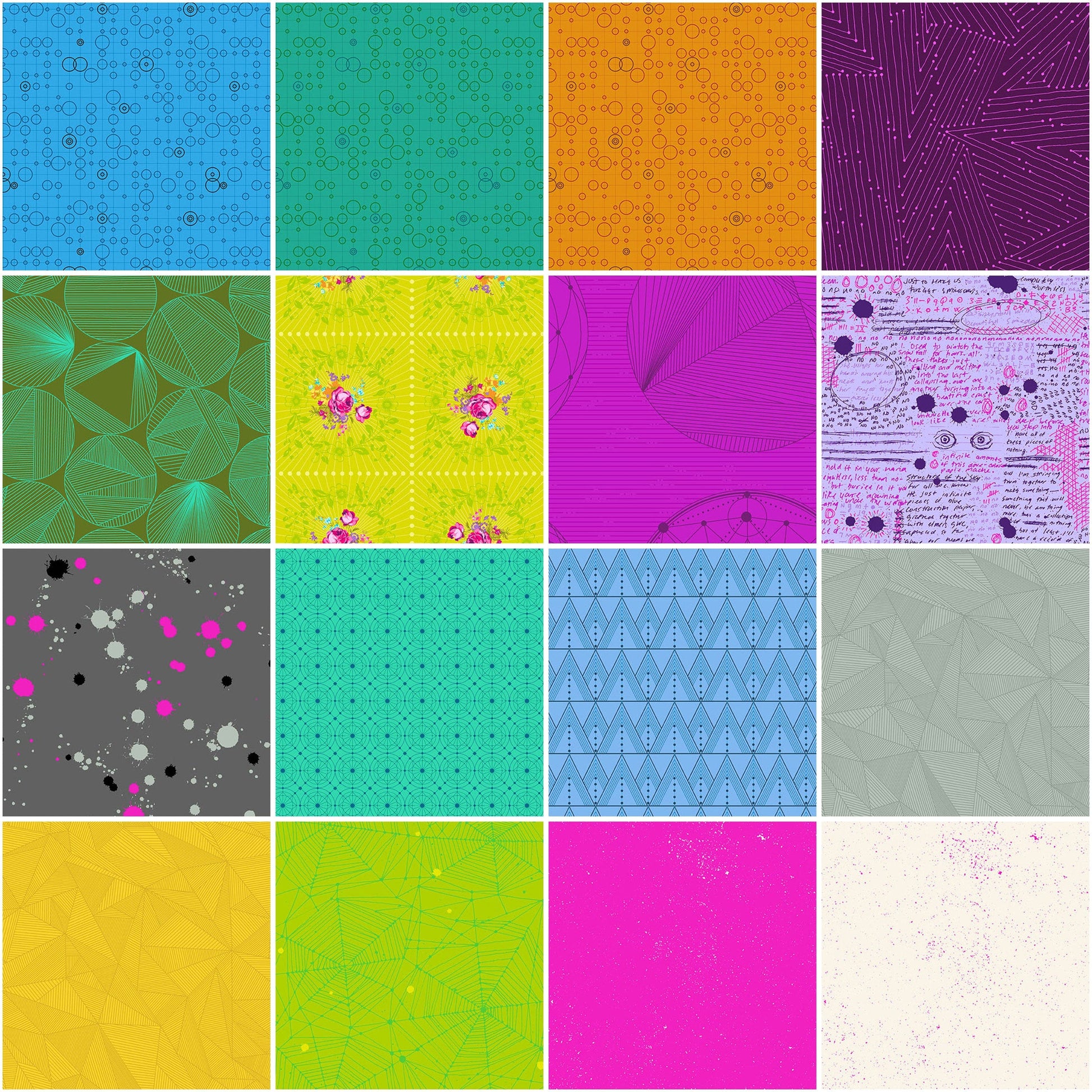 Andover Fabric Pre Cuts Andover Fabric 40 by Giucy Giuce 5 Inch Square Pack  - The Sewing Studio