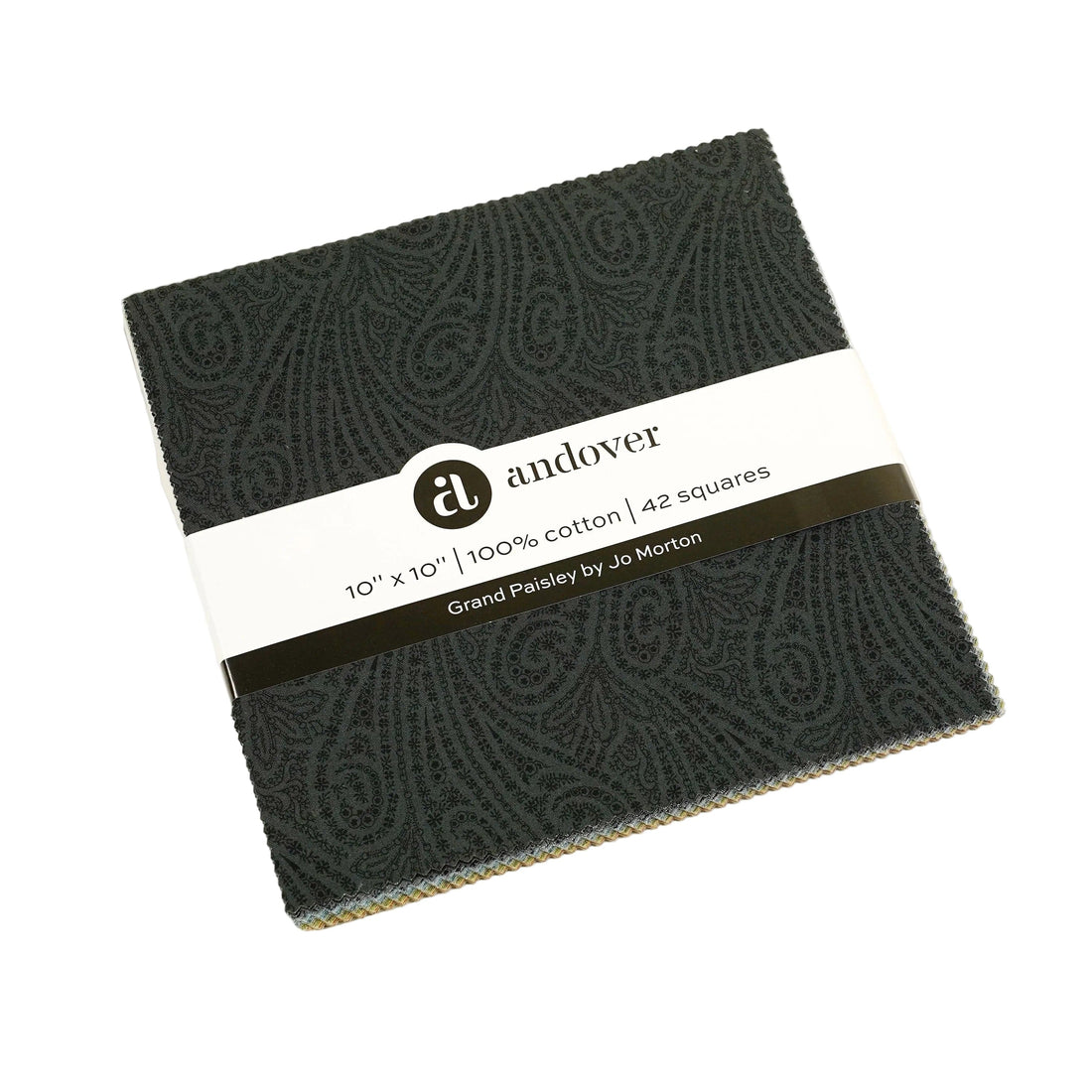 Andover Fabric Pre Cuts Andover Fabric Grand Paisley 10" Square Pack  - The Sewing Studio