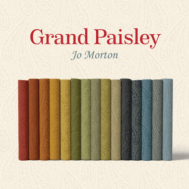 Andover Fabric Pre Cuts Andover Fabric Grand Paisley 5 Inch Square Pack  - The Sewing Studio for sale UK - The Sewing Studio