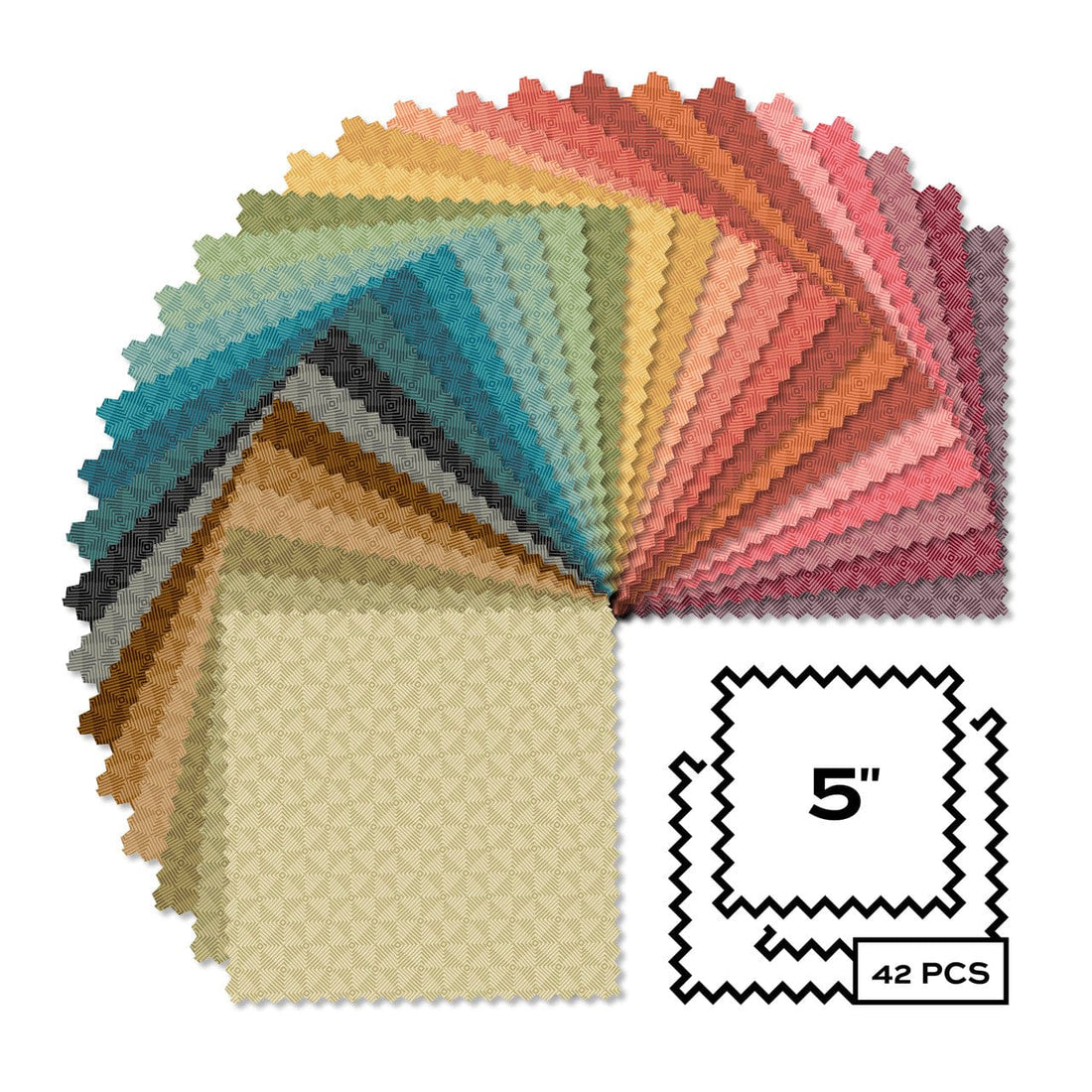 Andover Fabric Pre Cuts Andover Fabric Square Dance 5" Square Pack  - The Sewing Studio