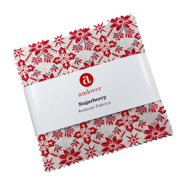 Andover Fabric Pre Cuts Andover Fabric Sugarberry 5 Inch Square Pack  - The Sewing Studio for sale UK - The Sewing Studio