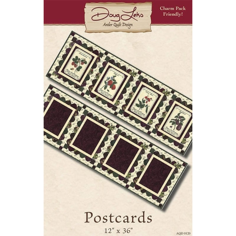 Antler Quilt Design Patterns Fresh Off The Vine Postcards Pattern (Charm Pack Friendly)  - The Sewing Studio