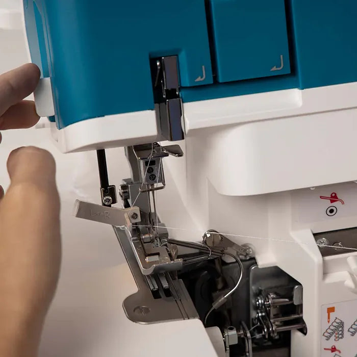 Built-In Needle Threader and Colour-Coded Guides
