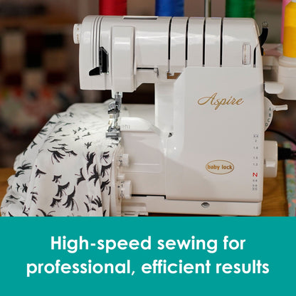 baby lock Sewing Machines baby lock Aspire Coverlock Machine  - The Sewing Studio