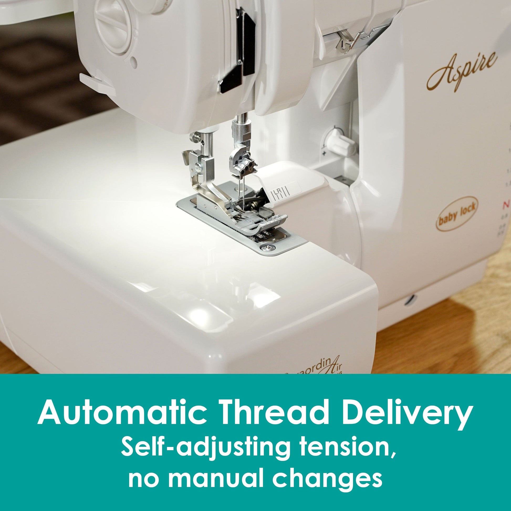 baby lock Sewing Machines baby lock Aspire Coverlock Machine  - The Sewing Studio