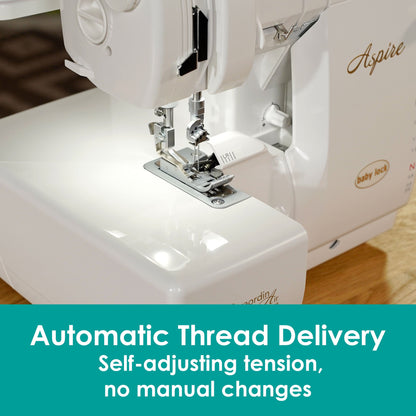 baby lock Sewing Machines baby lock Aspire Coverlock Machine  - The Sewing Studio