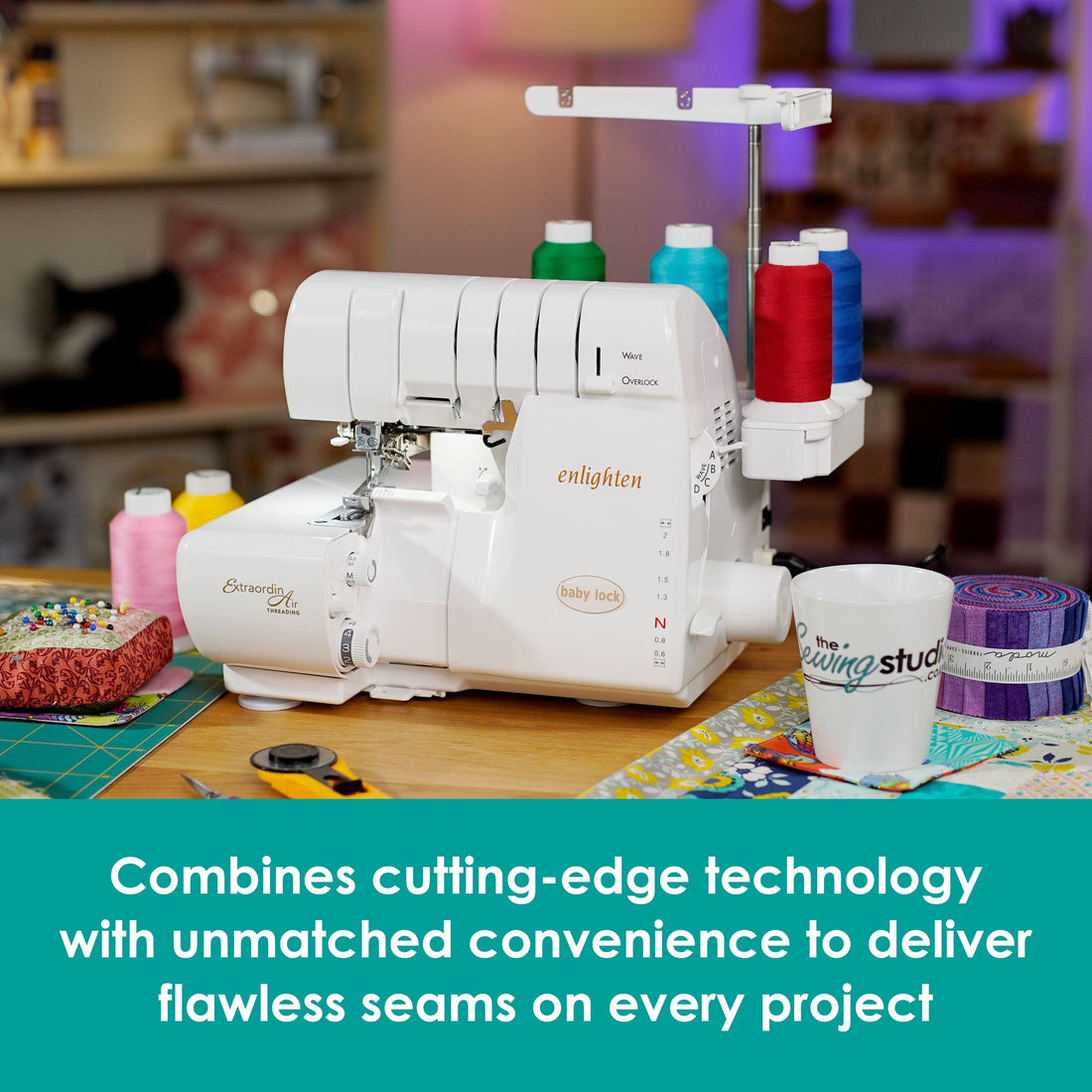 baby lock Sewing Machines baby lock Enlighten Overlocker  - The Sewing Studio