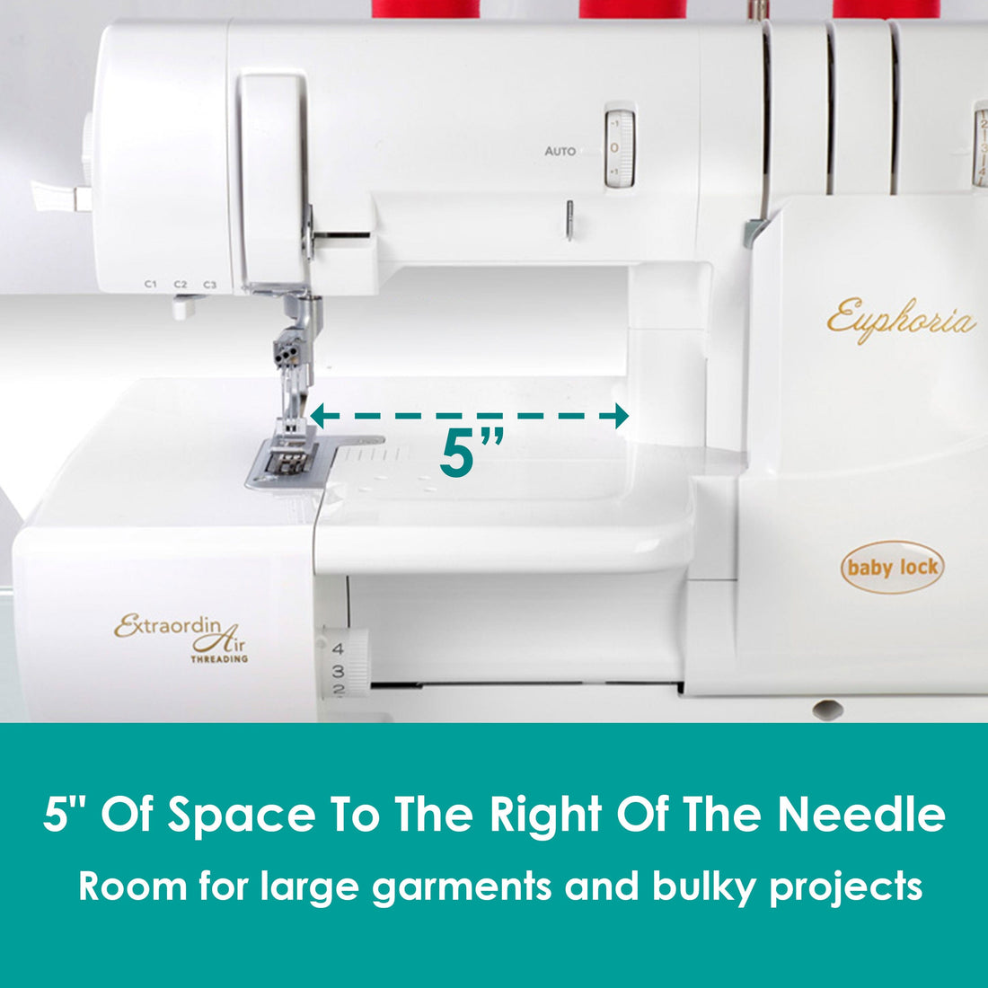 baby lock Sewing Machines baby lock Euphoria Coverstitch Machine  - The Sewing Studio