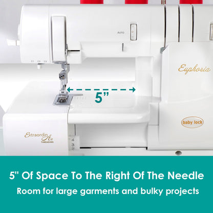 baby lock Sewing Machines baby lock Euphoria Coverstitch Machine  - The Sewing Studio