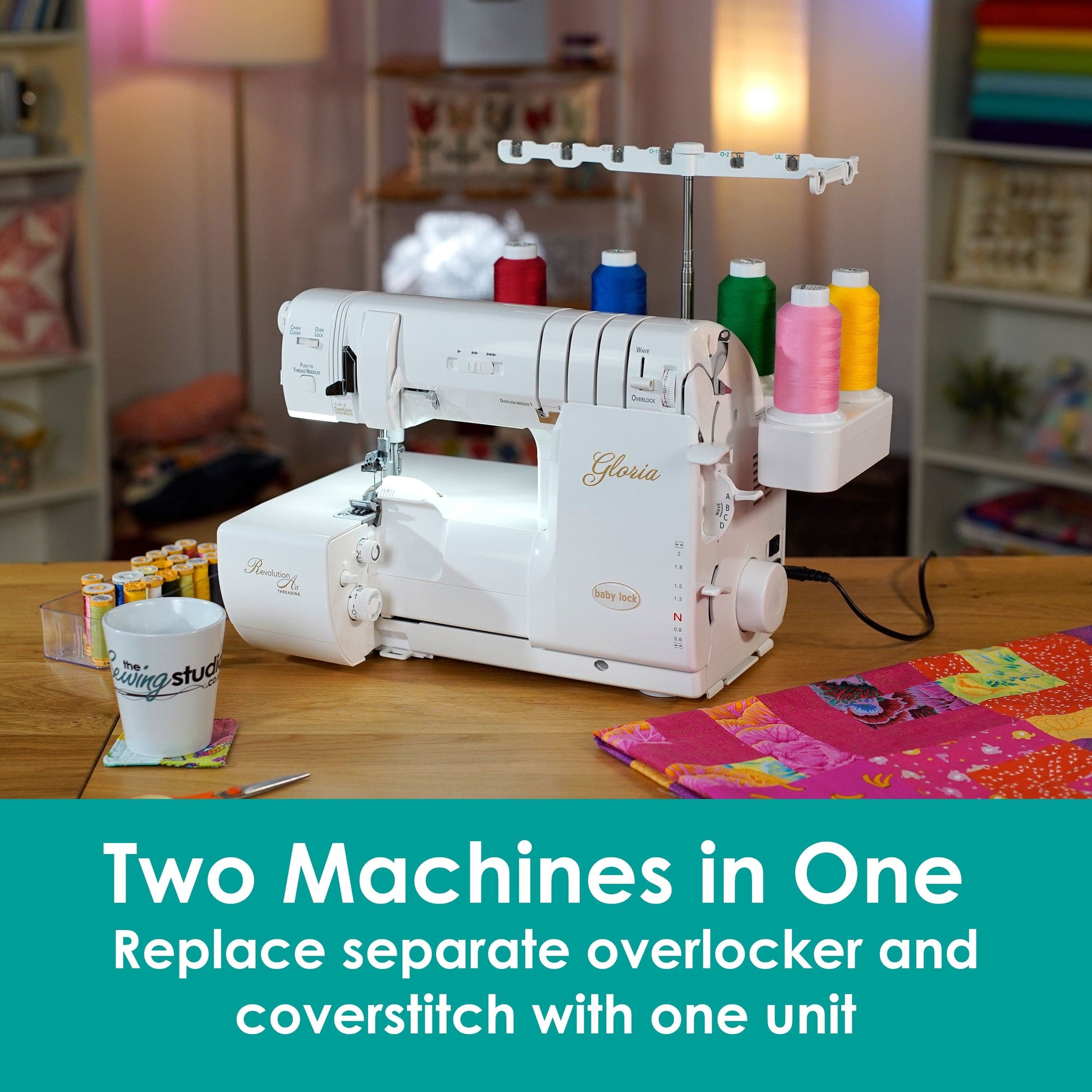 baby lock Sewing Machines baby lock Gloria Coverlock Machine  - The Sewing Studio