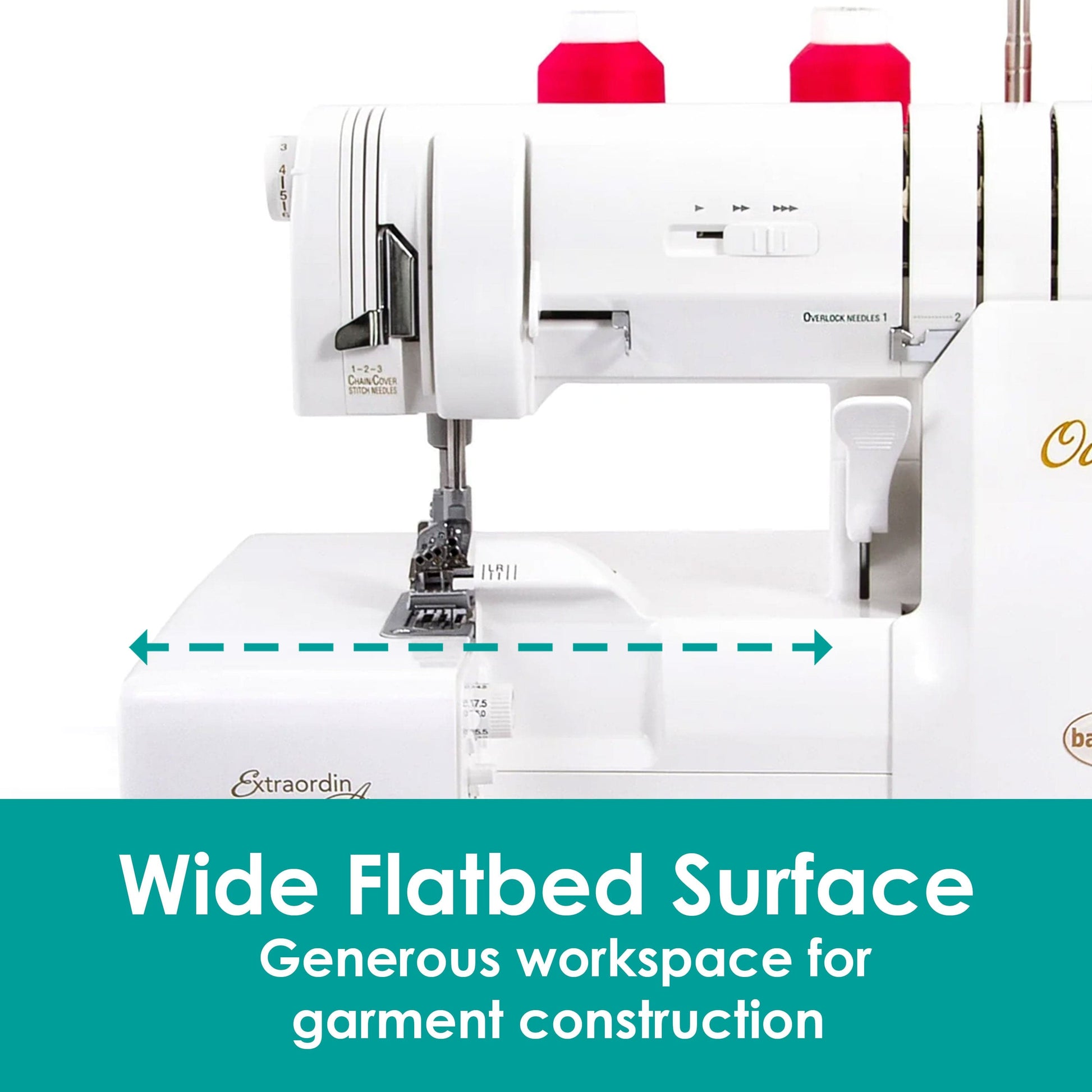 baby lock Sewing Machines baby lock Ovation Coverlock Machine  - The Sewing Studio