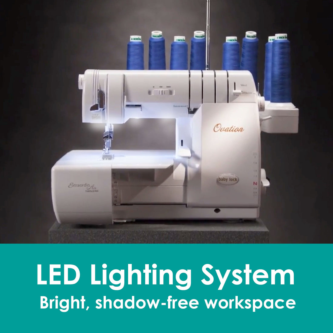 baby lock Sewing Machines baby lock Ovation Coverlock Machine  - The Sewing Studio