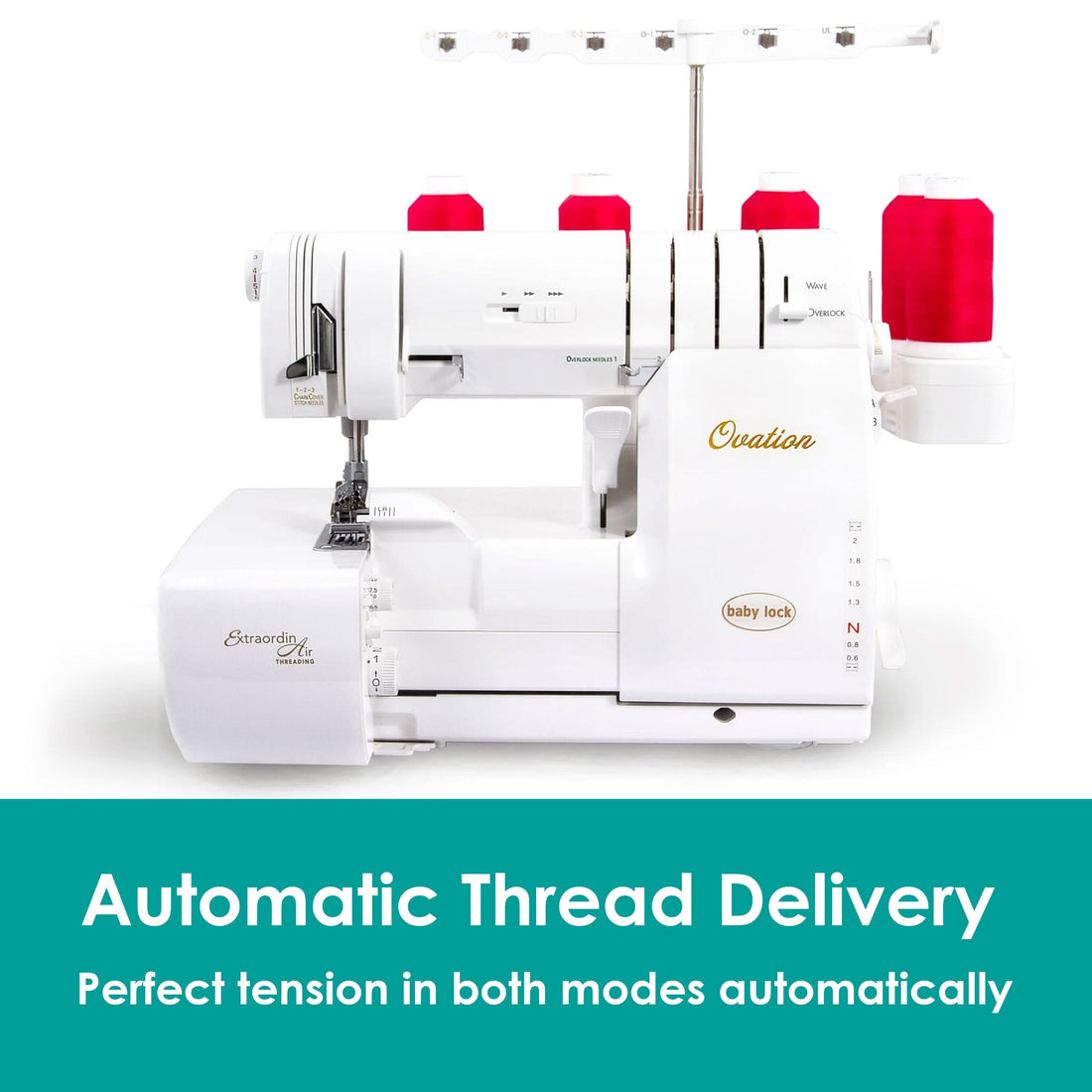 baby lock Sewing Machines baby lock Ovation Coverlock Machine  - The Sewing Studio