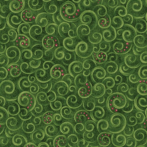 Green Christmas Benartex Fabric Benartex 12 Days of Christmas - The Sewing Studio
