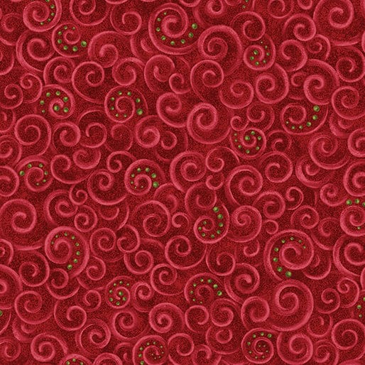 Red Christmas Benartex Fabric Benartex 12 Days of Christmas - The Sewing Studio