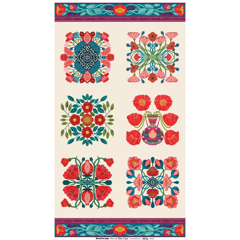 Creams and Naturals Woodland and Nature Benartex Fabric Panels & Labels Benartex Mirrors Panels - The Sewing Studio