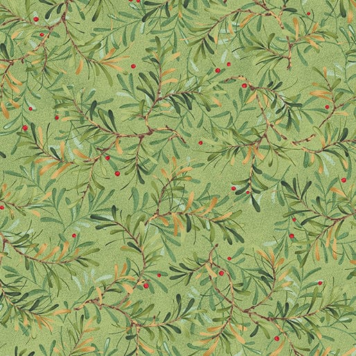 Green Christmas Benartex Fabric Benartex 12 Days of Christmas - The Sewing Studio