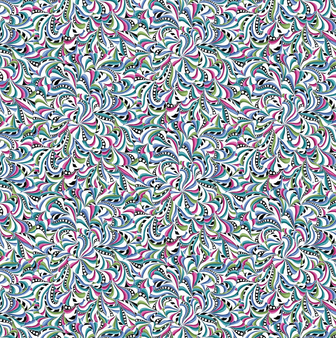Multi-coloured Fun and Funky Benartex Fabric Benartex Cat's Meow - The Sewing Studio