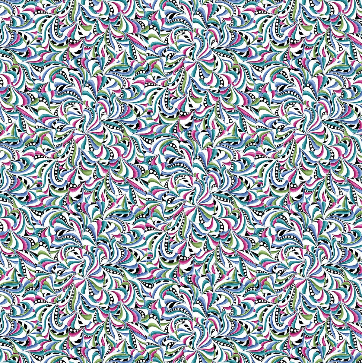 Multi-coloured Fun and Funky Benartex Fabric Benartex Cat's Meow - The Sewing Studio