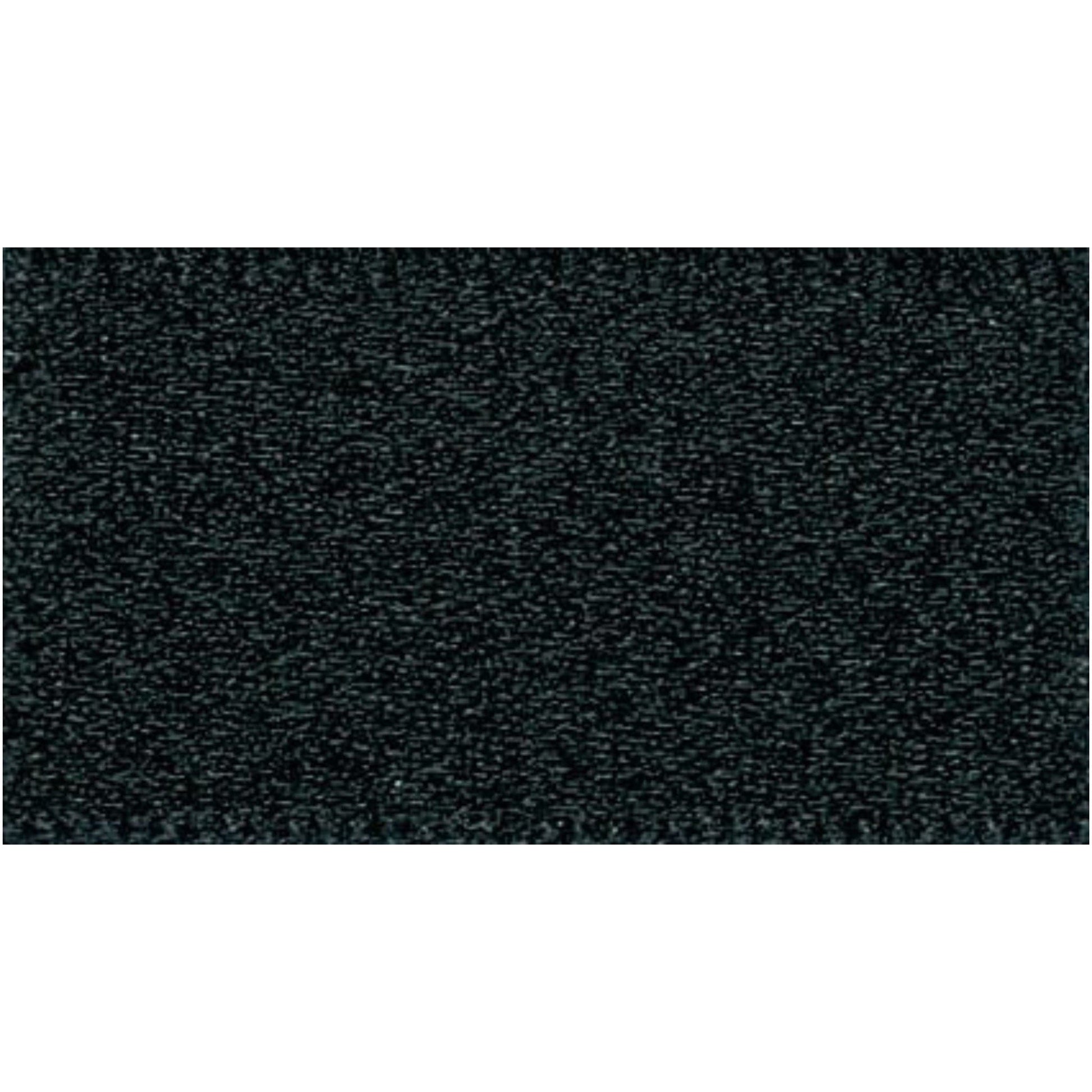 Berisfords Ribbon Double Faced Satin Ribbon Black: 3mm Wide. Price per metre.  - The Sewing Studio