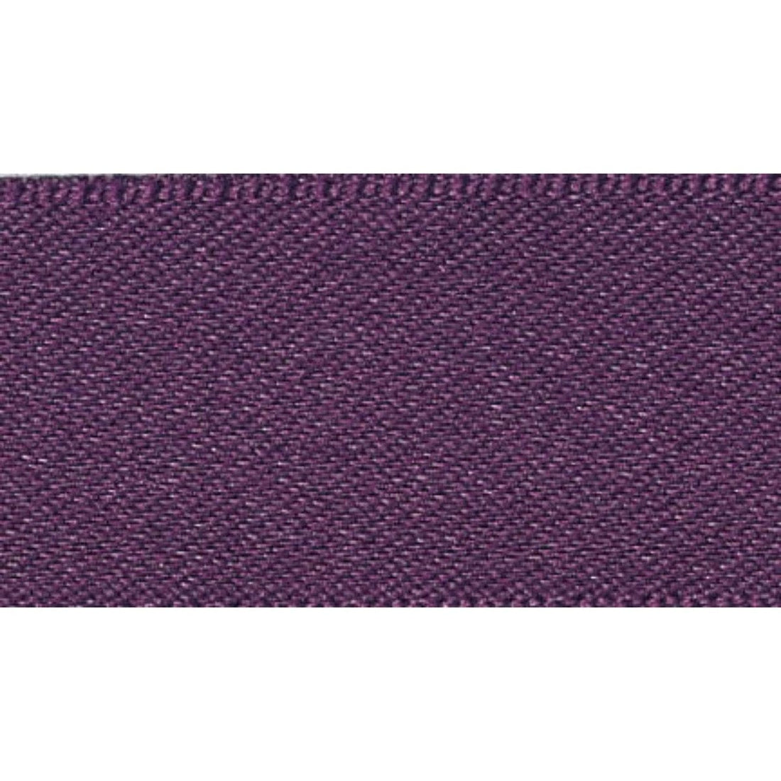 Berisfords Ribbon Double Faced Satin Ribbon: Blackberry Purple: 15mm wide. Price per metre.  - The Sewing Studio