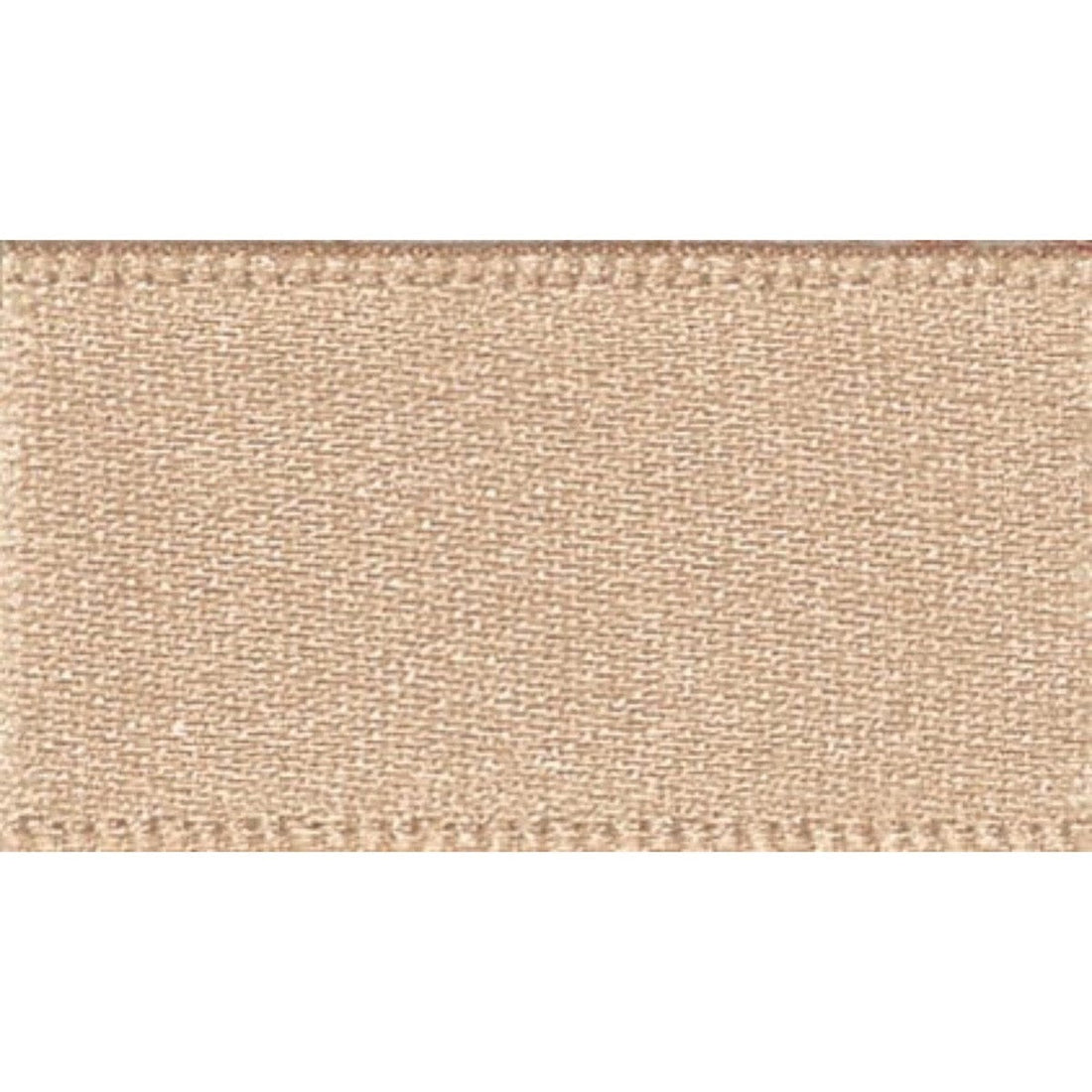 Berisfords Ribbon Double Faced Satin Ribbon: Ecru: 35mm wide. Price per metre.  - The Sewing Studio
