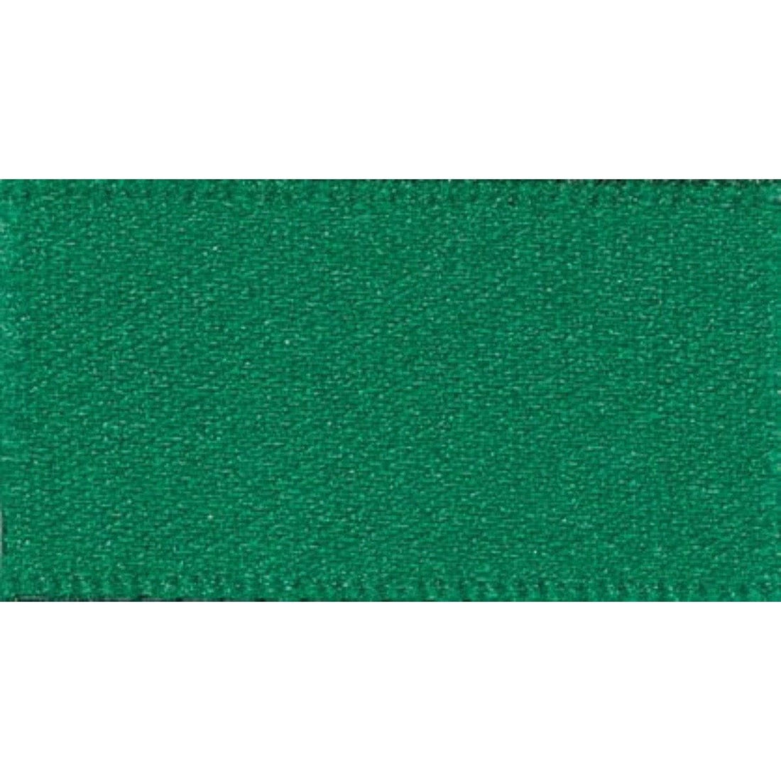 Berisfords Ribbon Double Faced Satin Ribbon Hunter Green: 25mm wide. Price per metre.  - The Sewing Studio