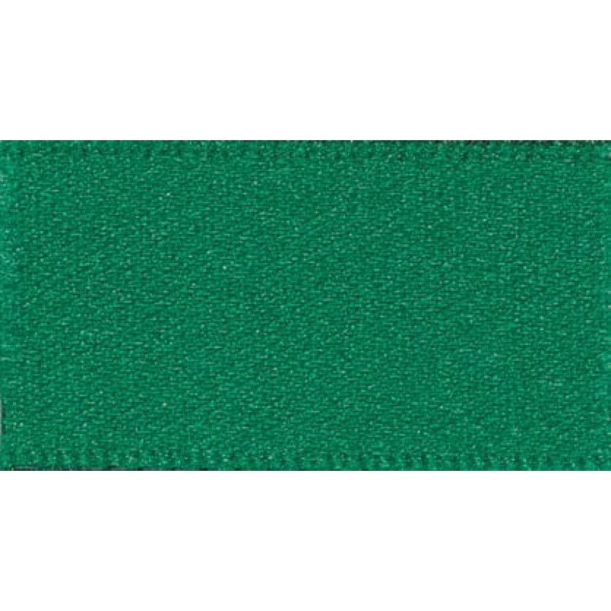 Berisfords Ribbon Double Faced Satin Ribbon Hunter Green: 25mm wide. Price per metre.  - The Sewing Studio