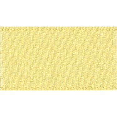 Berisfords Ribbon Double Faced Satin Ribbon Lemon Yellow: 35mm wide. Price per metre.  - The Sewing Studio for sale UK - The Sewing Studio