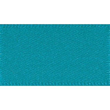 Berisfords Ribbon Double Faced Satin Ribbon Malibu Blue: 35mm wide. Price per metre.  - The Sewing Studio for sale UK - The Sewing Studio
