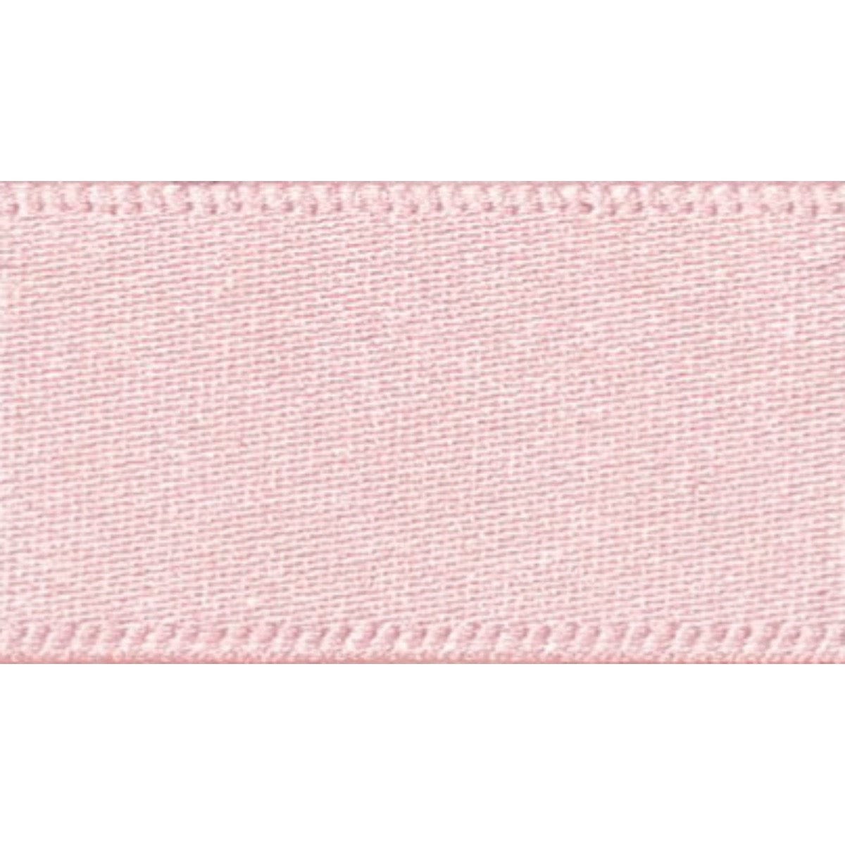 Berisfords Ribbon Double Faced Satin Ribbon Pink Azalea: 15mm wide. Price per metre.  - The Sewing Studio