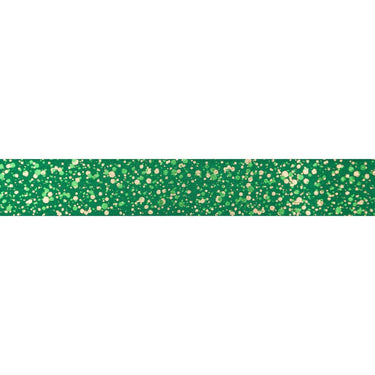 Berisfords Ribbon Sparkler Ribbon Hunter Green With Gold Metallic 15mm Wide  - The Sewing Studio for sale UK - The Sewing Studio