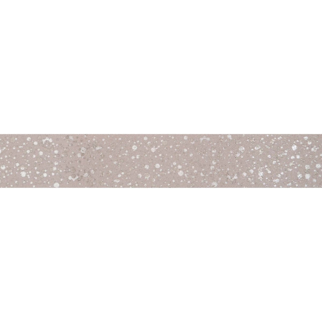 Berisfords Ribbon Sparkler Ribbon: Silver Grey With Silver Metallic: 15mm wide. Price per metre.  - The Sewing Studio
