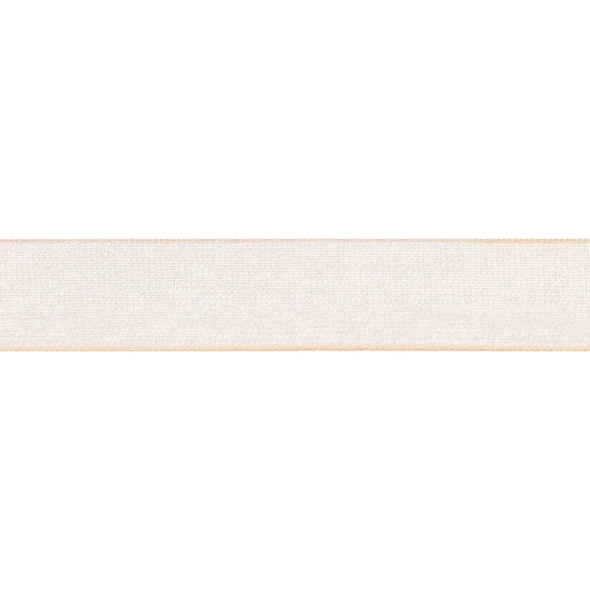 Berisfords Ribbon Super Sheer Ribbon: 10mm: Cream. Price per metre.  - The Sewing Studio