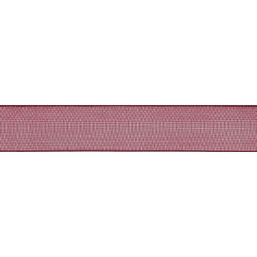 Berisfords Ribbon Super Sheer Ribbon: 25mm: Burgundy. Price per metre.  - The Sewing Studio for sale UK - The Sewing Studio