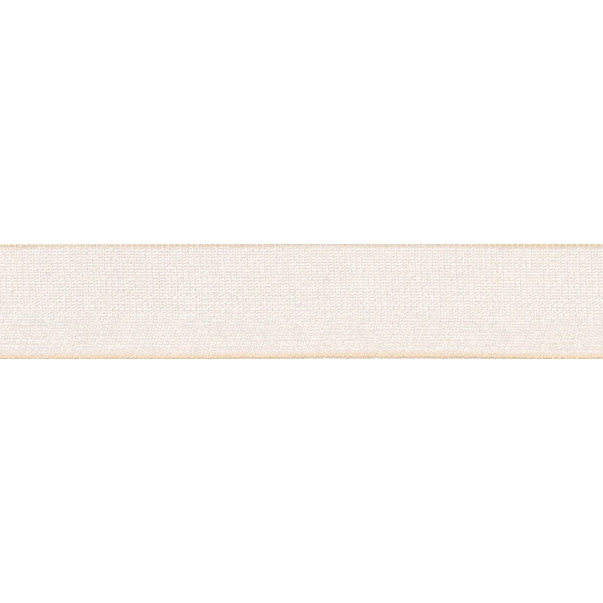 Berisfords Ribbon Super Sheer Ribbon: 25mm: Cream. Price per metre.  - The Sewing Studio