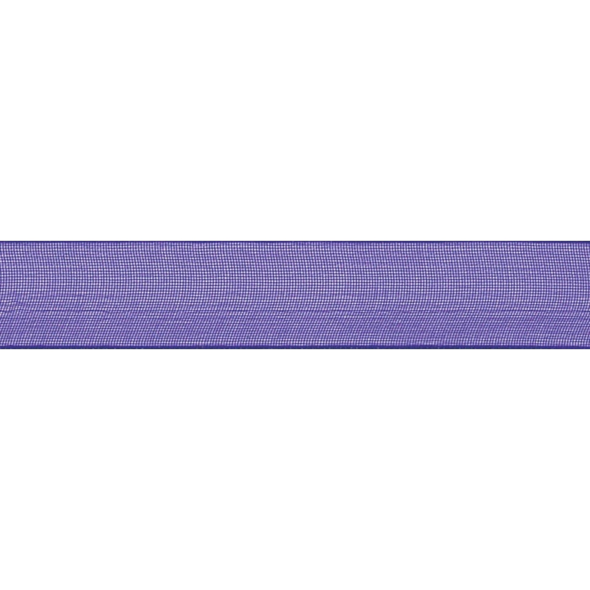 Berisfords Ribbon Super Sheer Ribbon: 25mm: Purple. Price per metre.  - The Sewing Studio