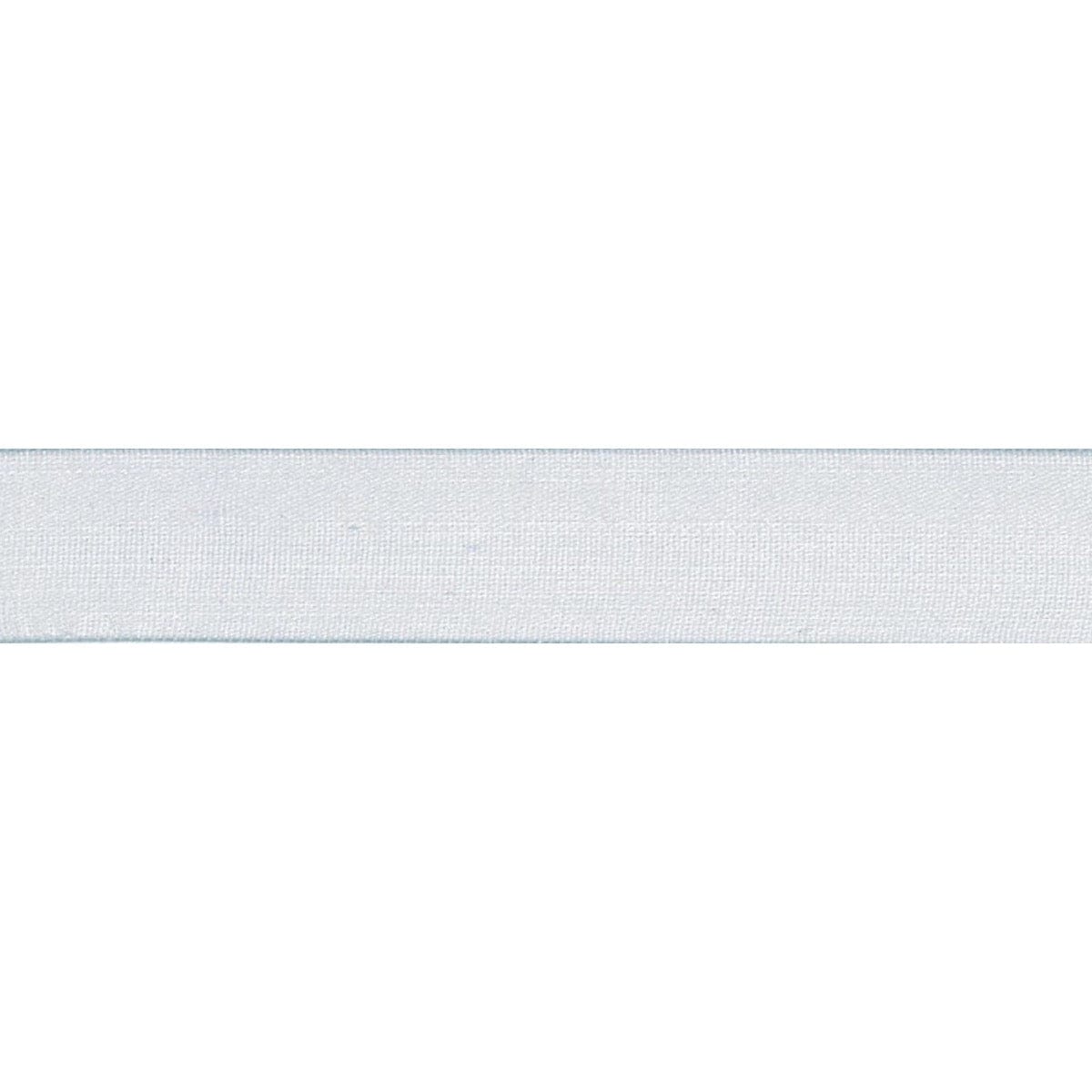 Berisfords Ribbon Super Sheer Ribbon: 25mm: Silver Grey. Price per metre.  - The Sewing Studio